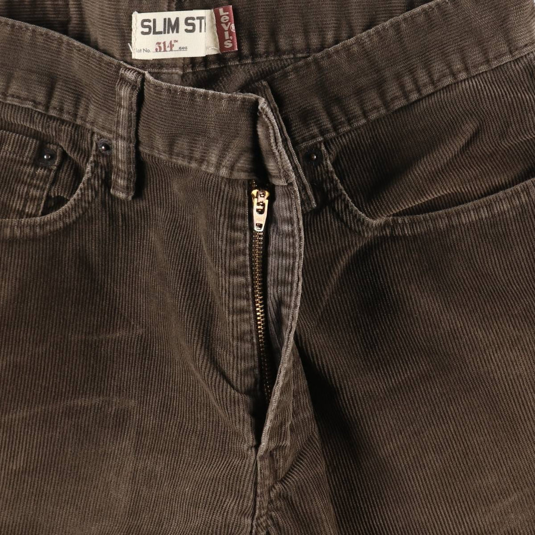 Levi's 514 SLIM STRAIGHT Corduroy Pants for Men, Size W32 / eaa502123