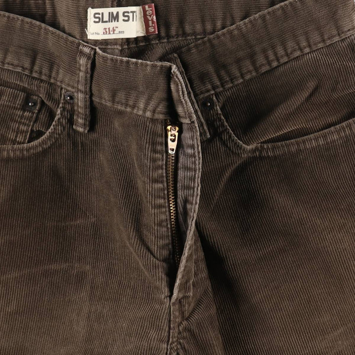 Levi's 514 SLIM STRAIGHT Corduroy Pants for Men, Size W32 / eaa502123