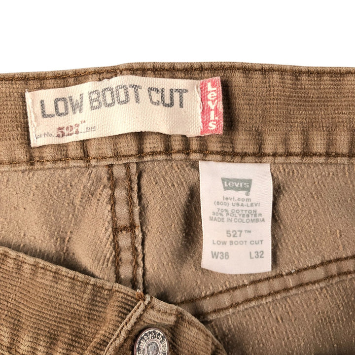 Levi's 527 LOW BOOT CUT Corduroy Pants for Men, Size W36 / eaa502124