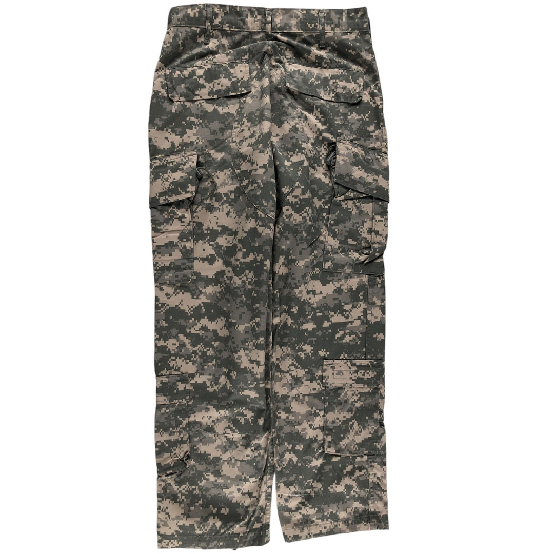 00'S US military genuine camouflage pattern ACU digital camo military cargo pants combat pants made in USA small-short men's size S equivalent /eaa502144