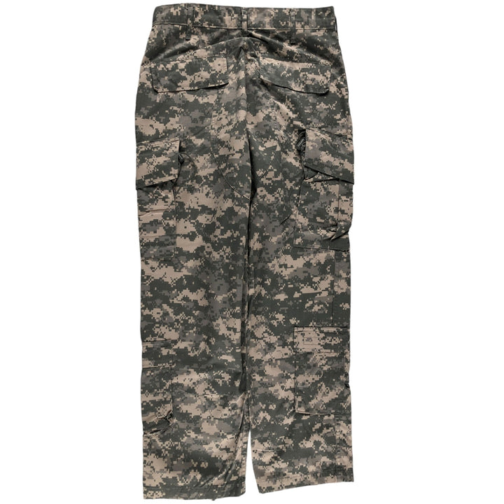 00'S US military genuine camouflage pattern ACU digital camo military cargo pants combat pants made in USA small-short men's size S equivalent /eaa502144