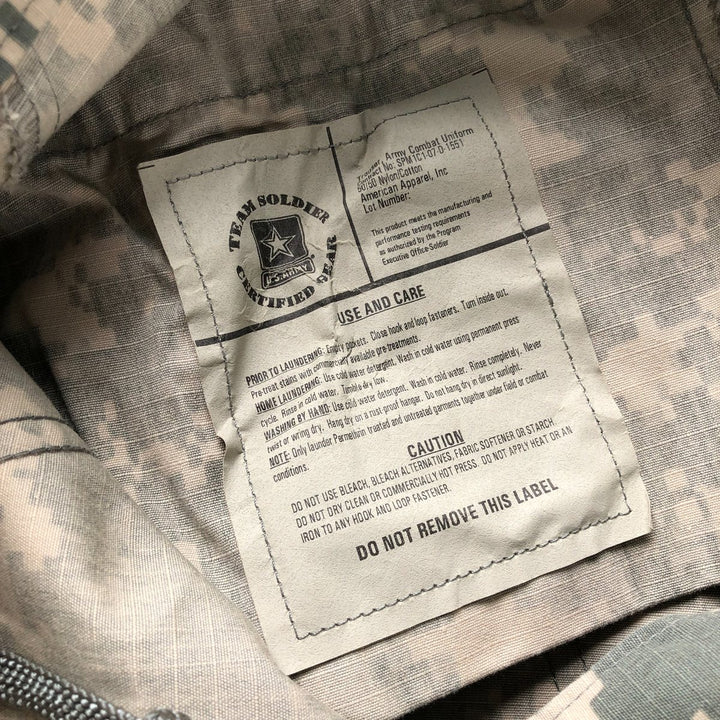 00'S US military genuine camouflage pattern ACU digital camo military cargo pants combat pants made in USA small-short men's size S equivalent /eaa502144