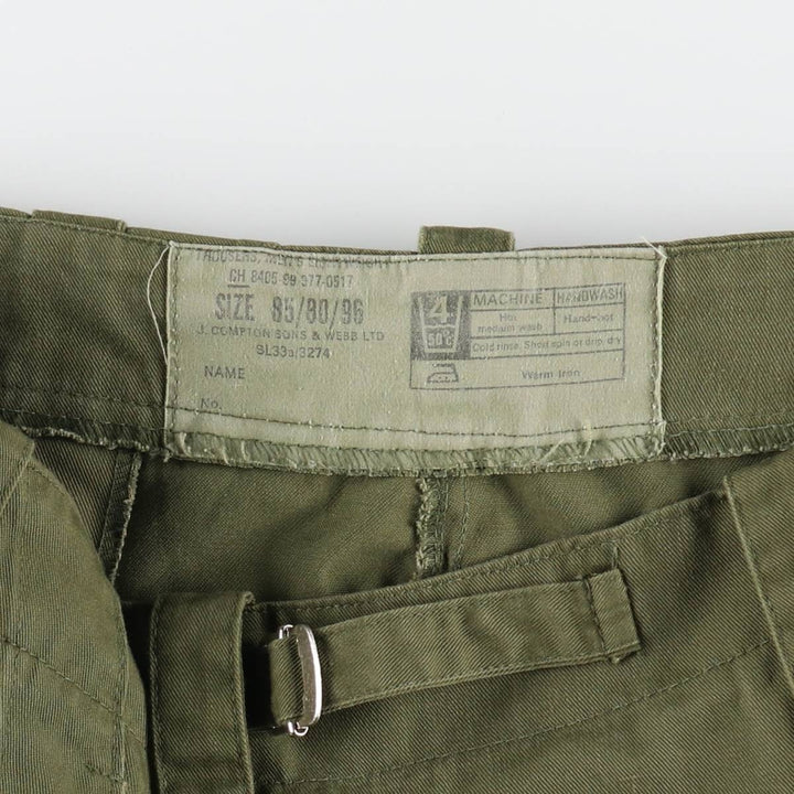 Genuine British military Fertig Pants, Military Pants, 85/80/96, Men's W30 equivalent / eaa502151