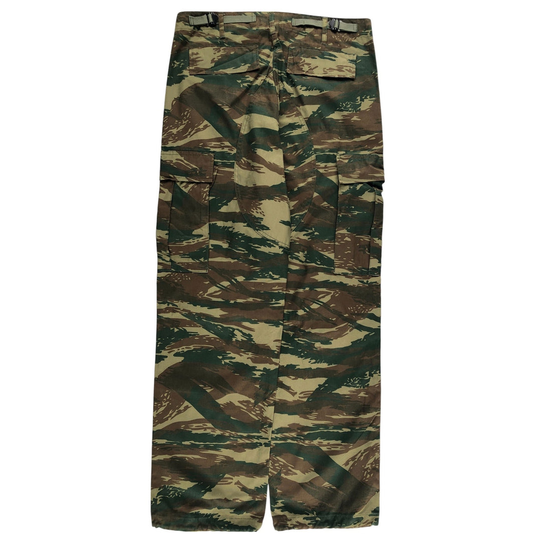 Greek Army Lizard Camo Camouflage Pattern Military Cargo Pants S Men's W32 equivalent / eaa502178