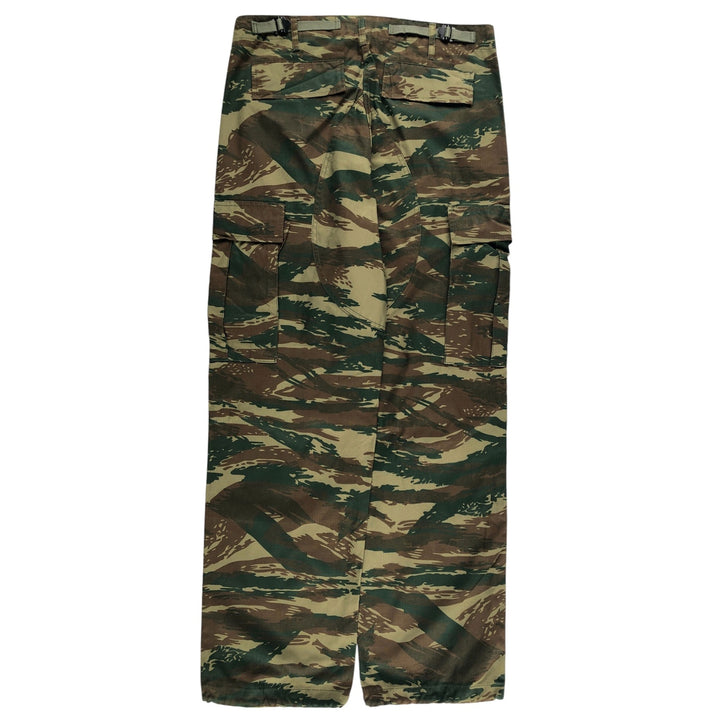 Greek Army Lizard Camo Camouflage Pattern Military Cargo Pants S Men's W32 equivalent / eaa502178