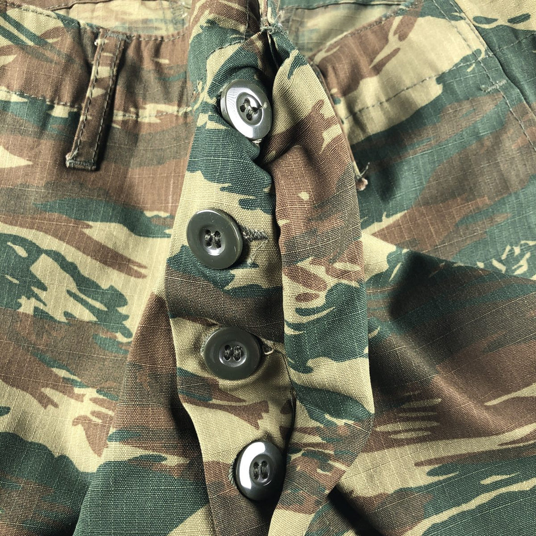 Greek Army Lizard Camo Camouflage Pattern Military Cargo Pants S Men's W32 equivalent / eaa502178