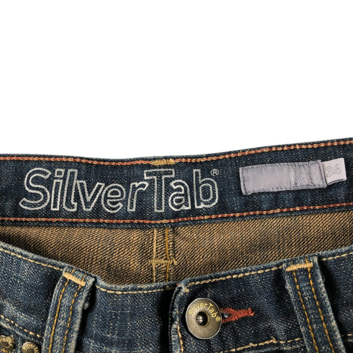 00'S Levi's SILVER TAB Silver Tab BOOT Bootcut Denim Pants Men's W34 equivalent / eaa502185