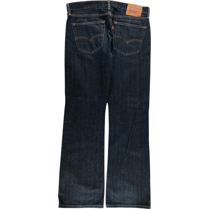 Dark navy Levi's 527 bootcut denim pants for men, size W35 / eaa502186