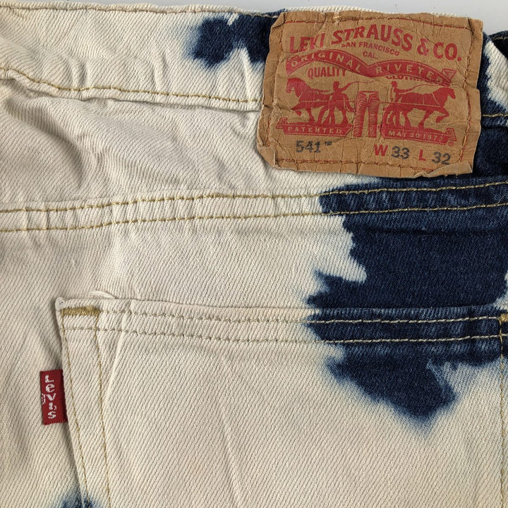 Levi's 541 bleached tapered denim pants for men, equivalent to W37 / eaa502188