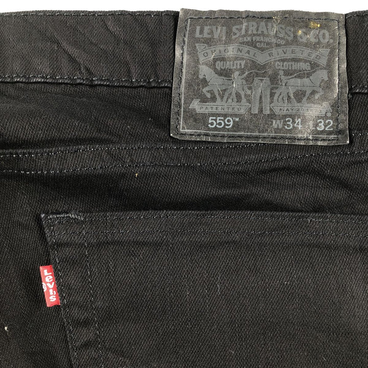 Levi's 559 Black Denim Straight Denim Pants Men's W36 / eaa502190