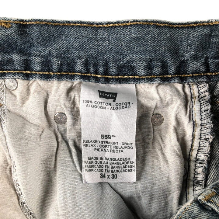 00'S Levi's 559 RELAXED STRAIGHT straight denim pants for men, size W34 / eaa502195