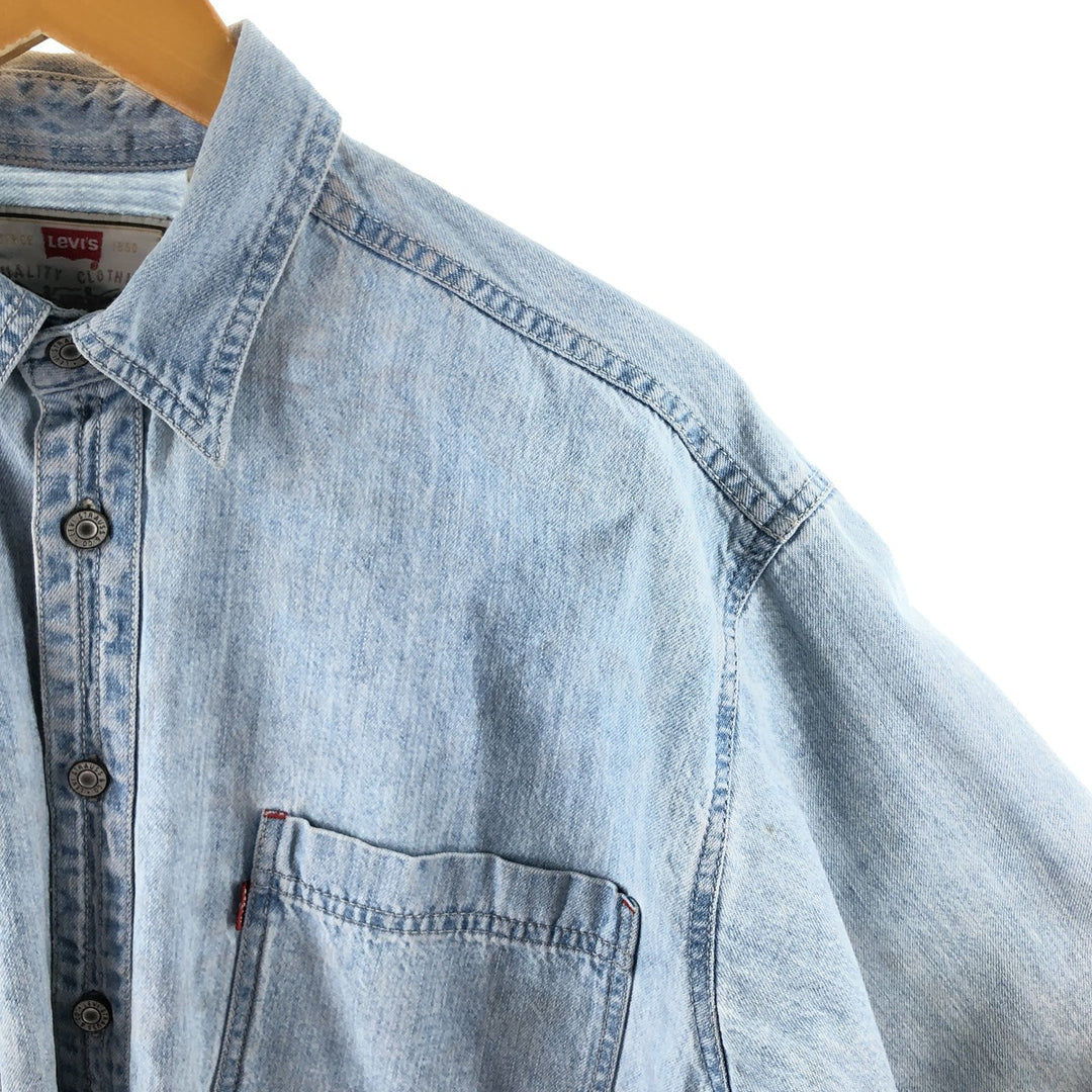 90'S Levi's Long Sleeve Denim Shirt Men's Medium Vintage /eaa502235