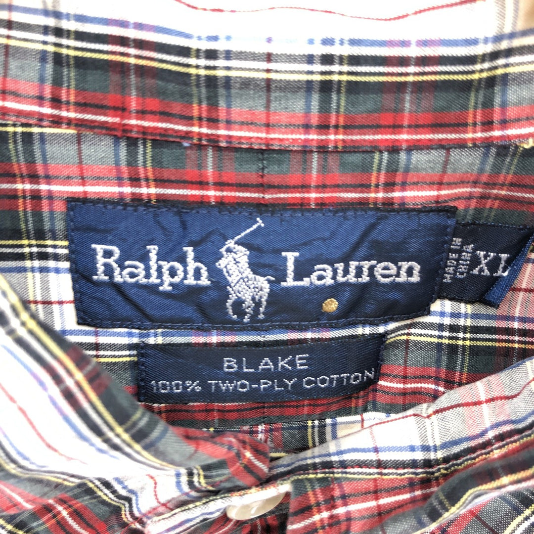 Ralph Lauren POLO RALPH LAUREN Long Sleeve Button Down Check Shirt Men's XL /eaa502246