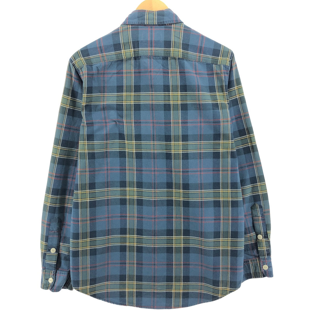 POLO RALPH LAUREN One-point long-sleeve button-down check shirt, men's size M / eaa502254