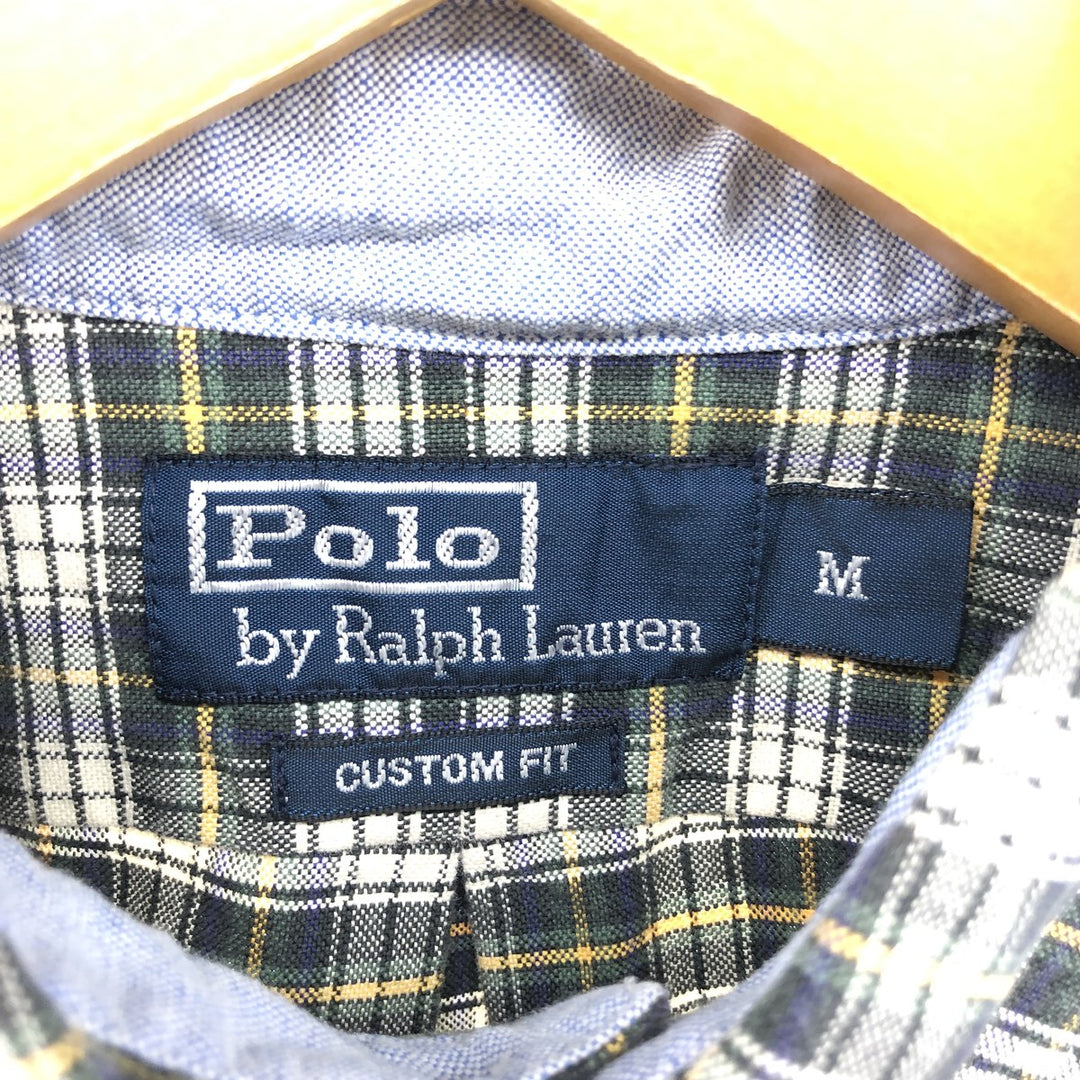 90'S POLO by Ralph Lauren long sleeve button down check shirt men's size M vintage /eaa502258