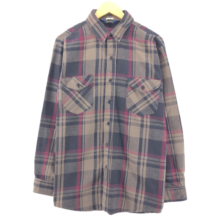 Osh Kosh Long Sleeve Flannel Check Shirt Men's L Size / eaa502294