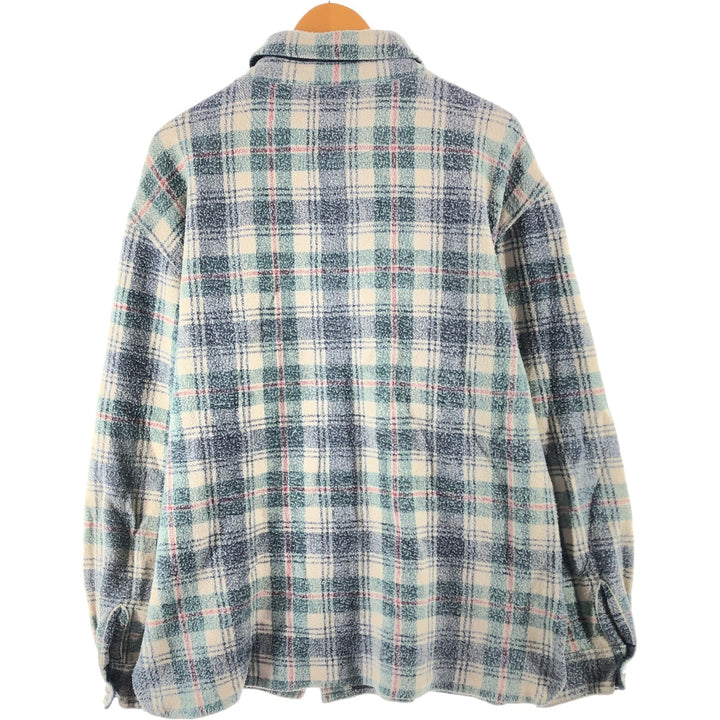 80'S LLBean Long Sleeve Flannel Check Shirt Men's Size L Vintage /eaa502297