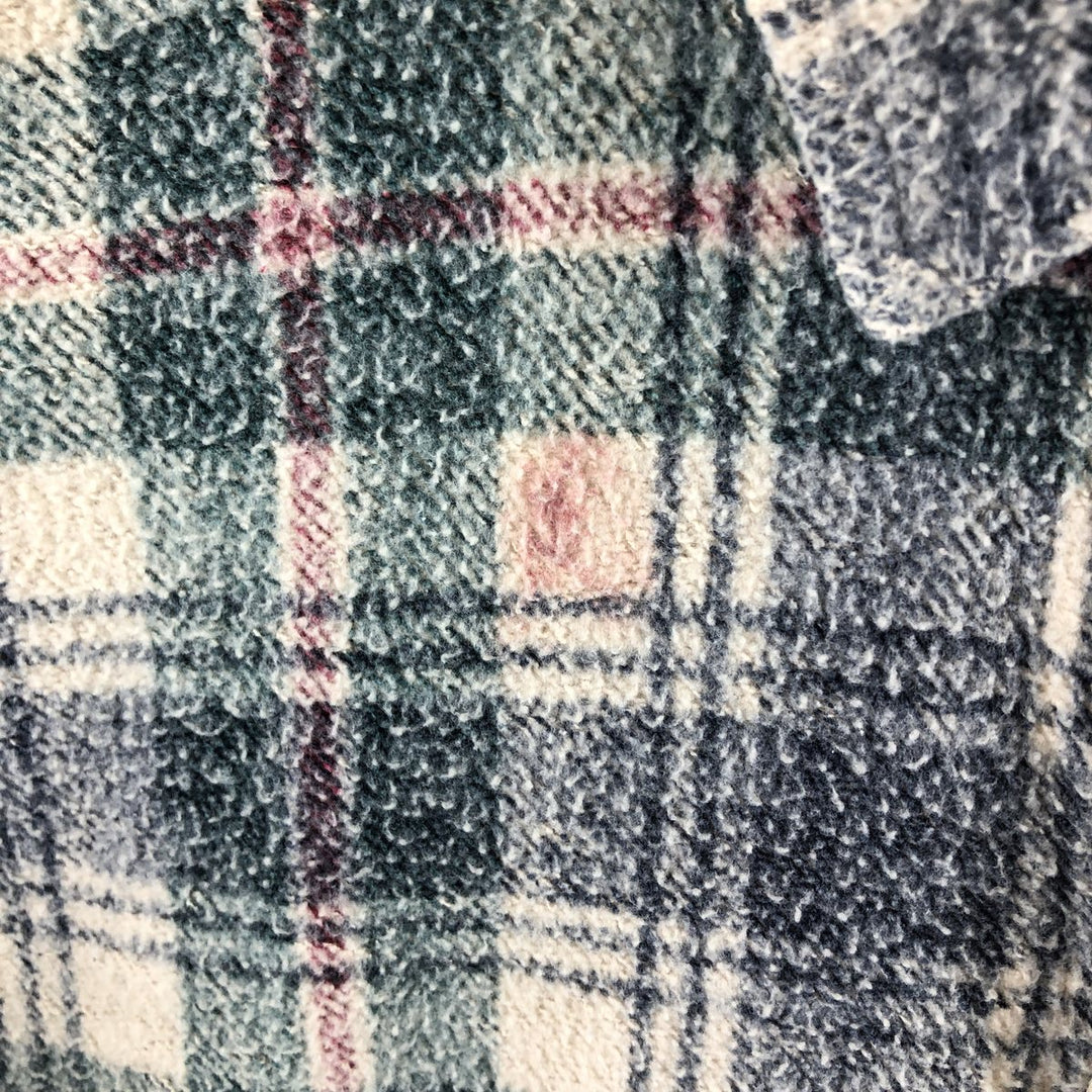 80'S LLBean Long Sleeve Flannel Check Shirt Men's Size L Vintage /eaa502297