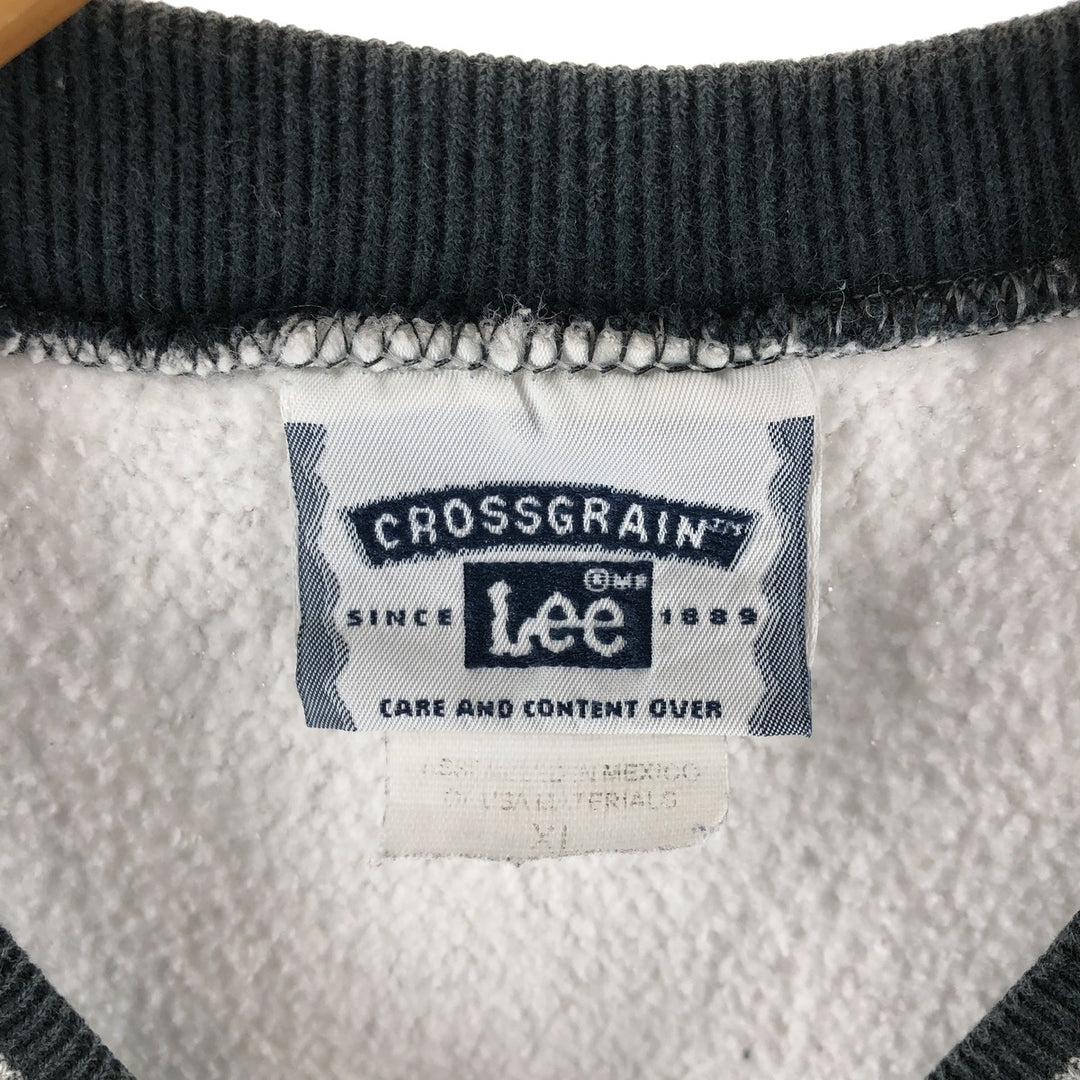 90s-00'S Lee Reverse Weave Printed Sweatshirt Trainer Men's XL /eaa502314