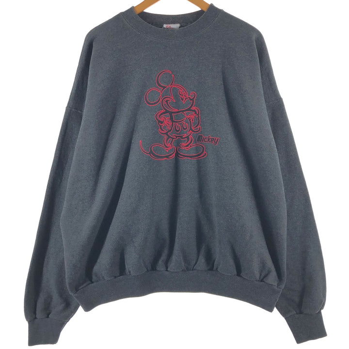 Disney Store MICKEY MOUSE Mickey Mouse character sweatshirt, sweatshirt, men's size XXL / eaa502381