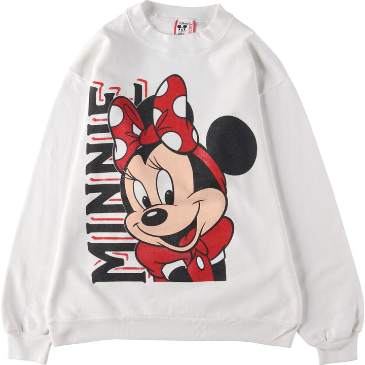 90'S MINNIE MOUSE Minnie Mouse character sweatshirt, made in USA, men's size M, vintage / eaa502383