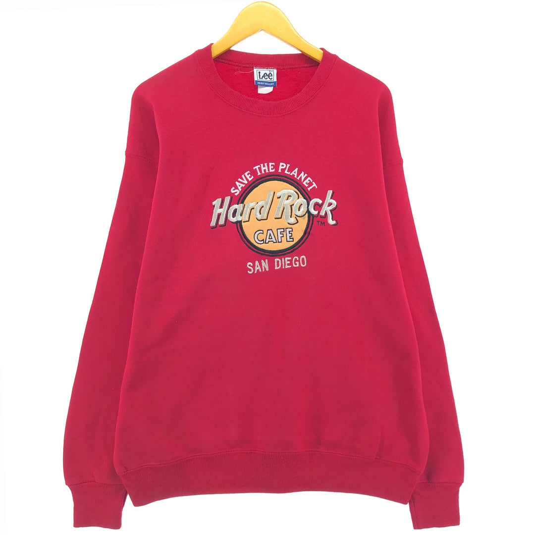 90'S Lee Hard Rock Cafe San Diego Advertising Sweatshirt Trainer Men's XL Vintage /eaa502398