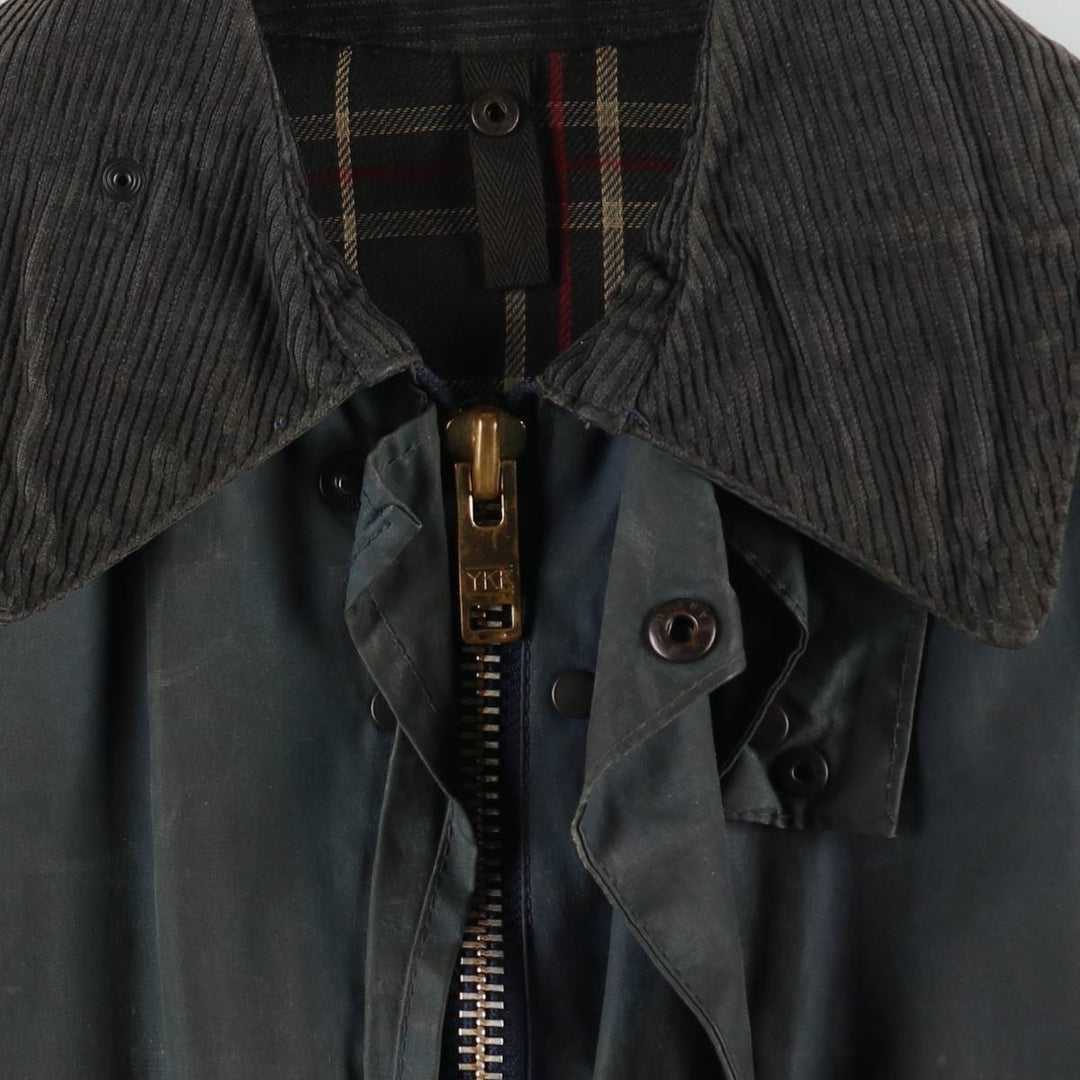 80'S Barbour Border 2 Warrant Waxed Cotton Oiled Jacket Made in England 30in Men's XS Vintage /eaa502425