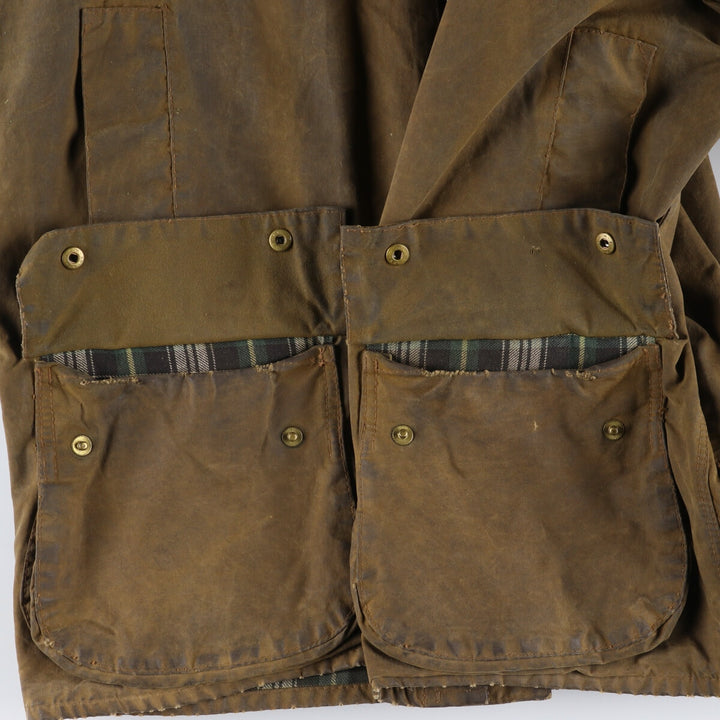 80'S Barbour BEAUFORT 2 Warrant Oiled Hunting Jacket Made in England 40in Men's M /eaa502427