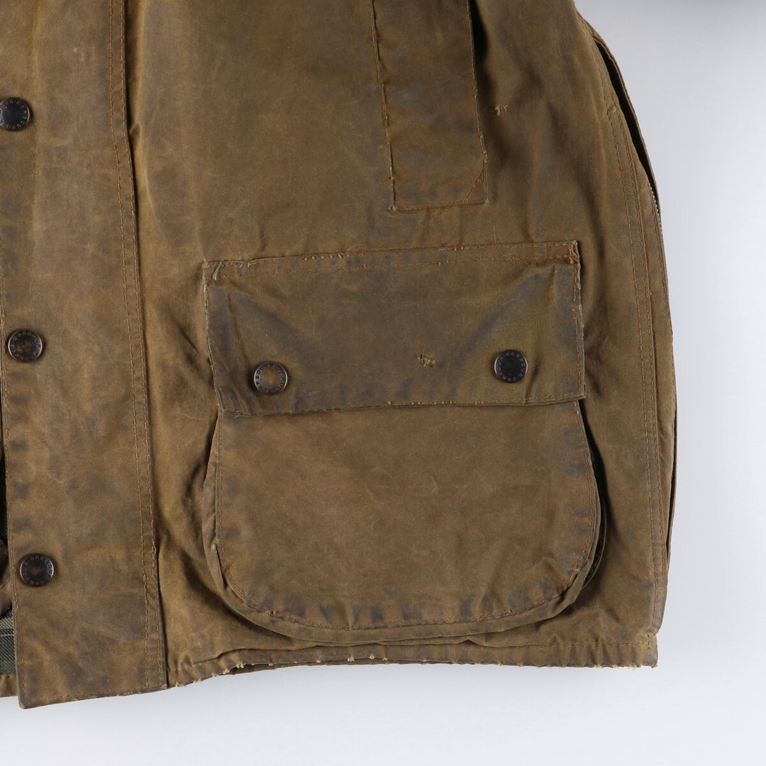 80'S Barbour BEAUFORT 2 Warrant Oiled Hunting Jacket Made in England 40in Men's M /eaa502427