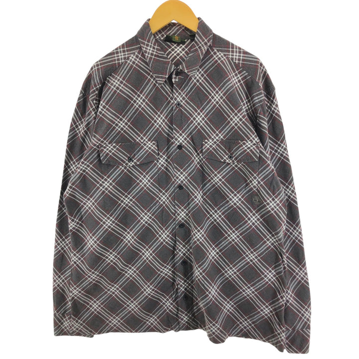 90s~00'S Timberland Long Sleeve Light Flannel Check Shirt Men's XL Vintage /eaa502435