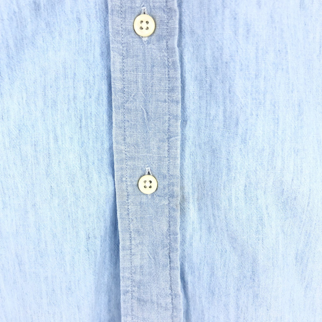 Ralph Lauren POLO by Ralph Lauren Long Sleeve Button Down Chambray Shirt Made in Canada Men's L /eaa502446