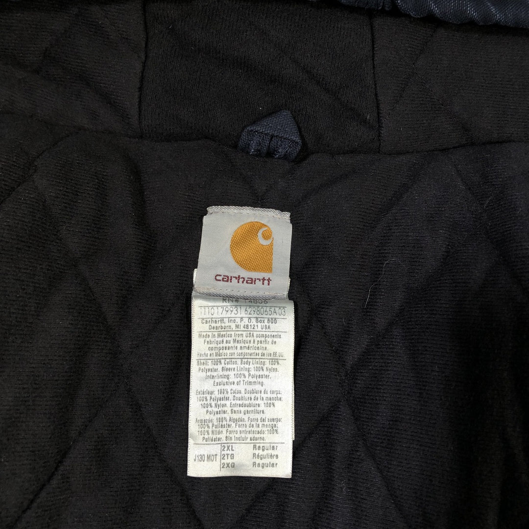 00'S Carhartt Active Jacket Duck Full Zip Parka Men's XXL / eaa502469