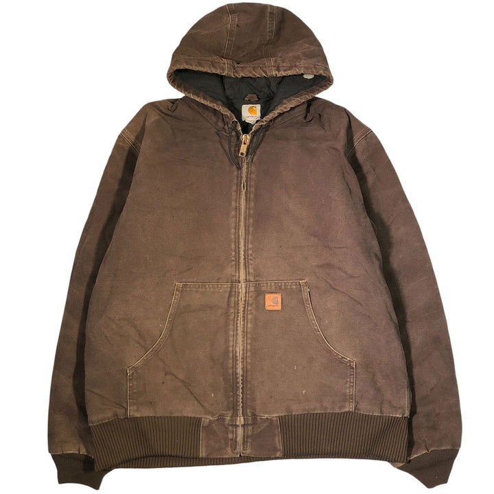 Carhartt Active Jacket Duck Full Zip Parka Men's L size / eaa502480