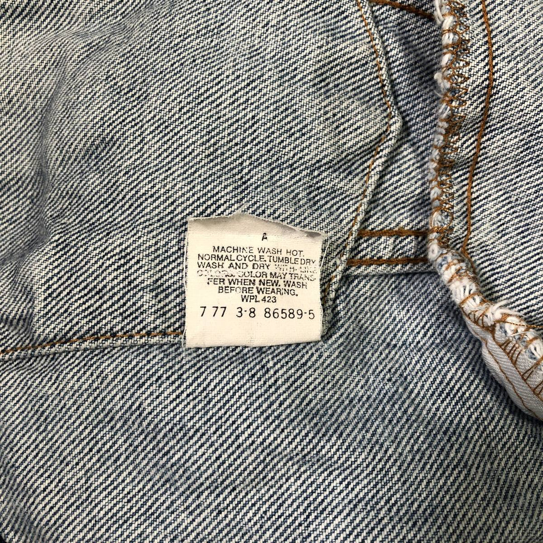90'S Levi's denim jacket, denim jacket, made in USA, men's XL size, vintage /eaa502483