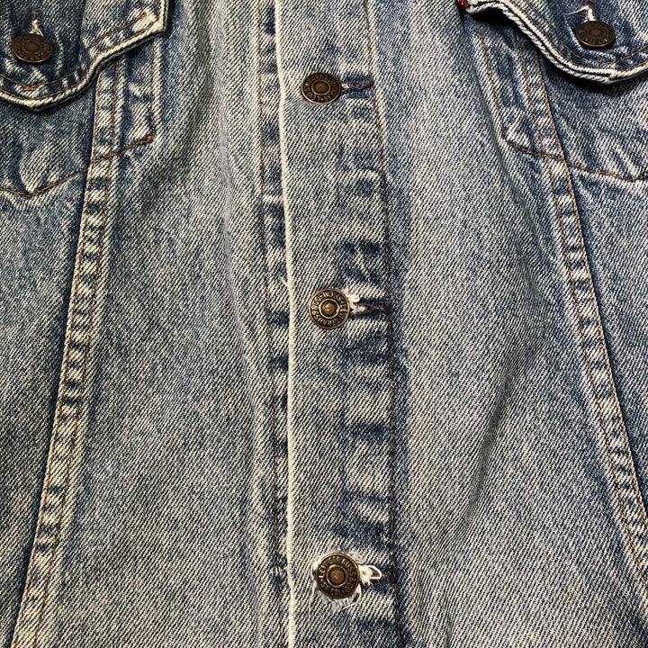 90'S Levi's denim jacket, denim jacket, made in USA, men's XL size, vintage /eaa502483