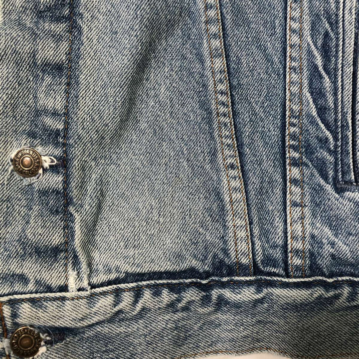 90'S Levi's denim jacket, denim jacket, made in USA, men's XL size, vintage /eaa502483