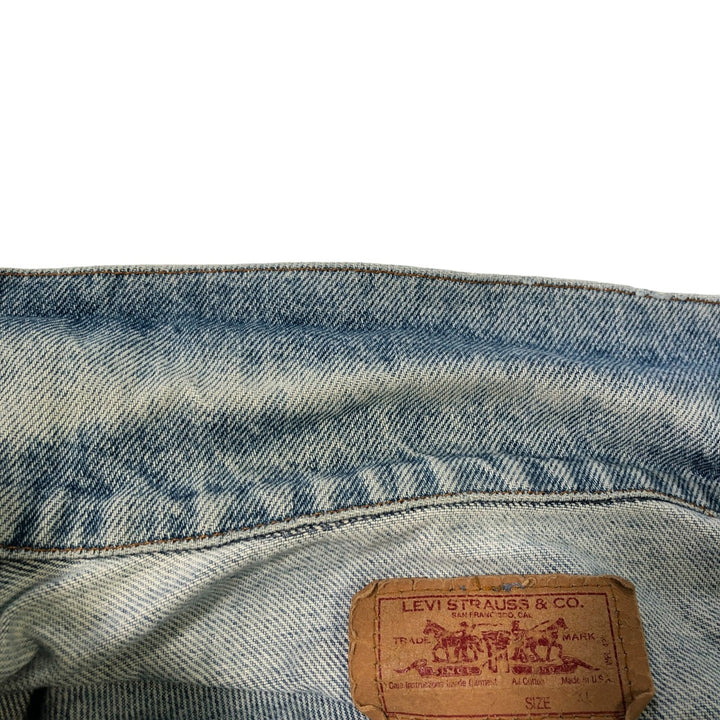 90'S Levi's denim jacket, denim jacket, made in USA, men's XL size, vintage /eaa502483