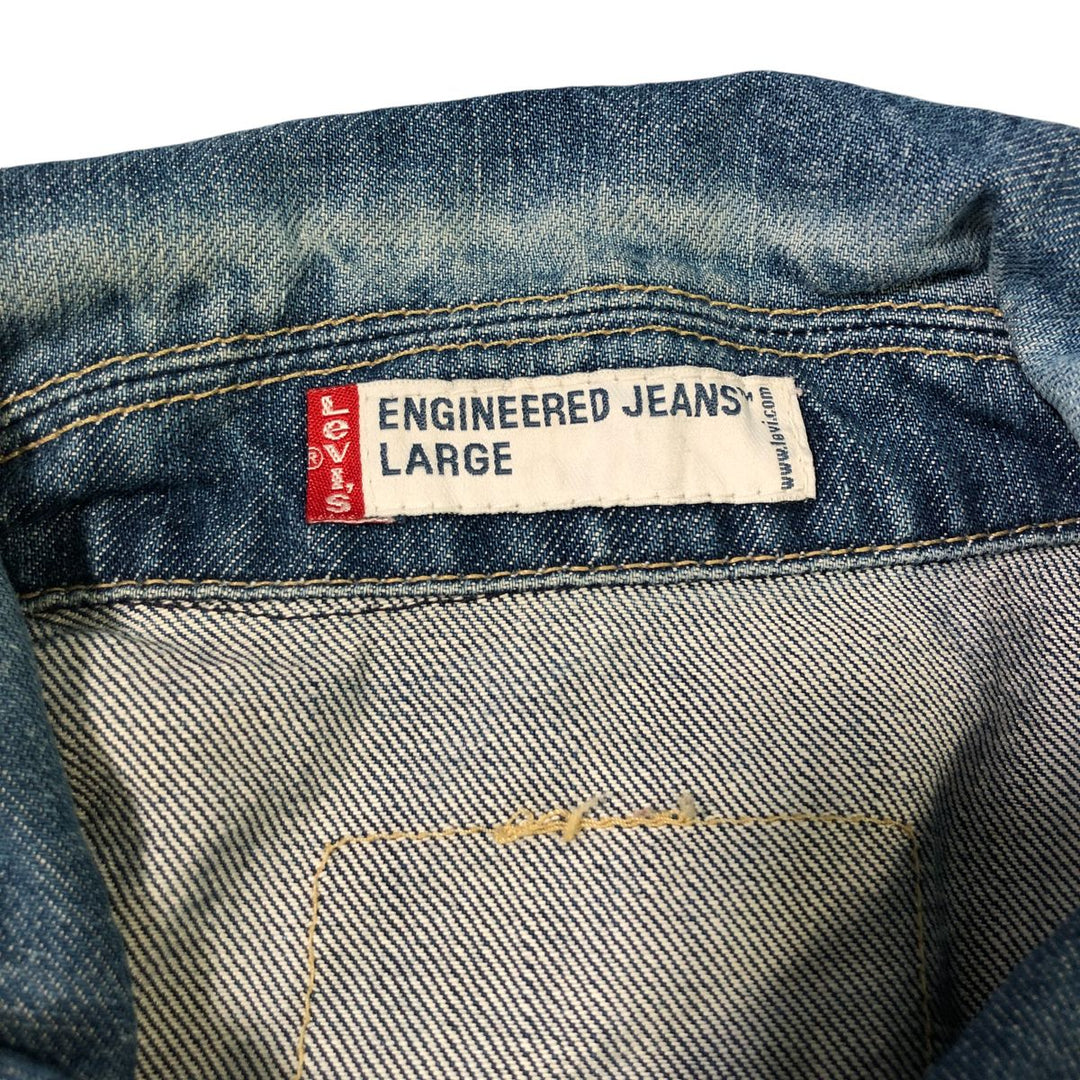 ~00'S Levi's ENGINEERED JEANS Engineered Jeans Denim Jacket G-Jean Men's L size /eaa502487