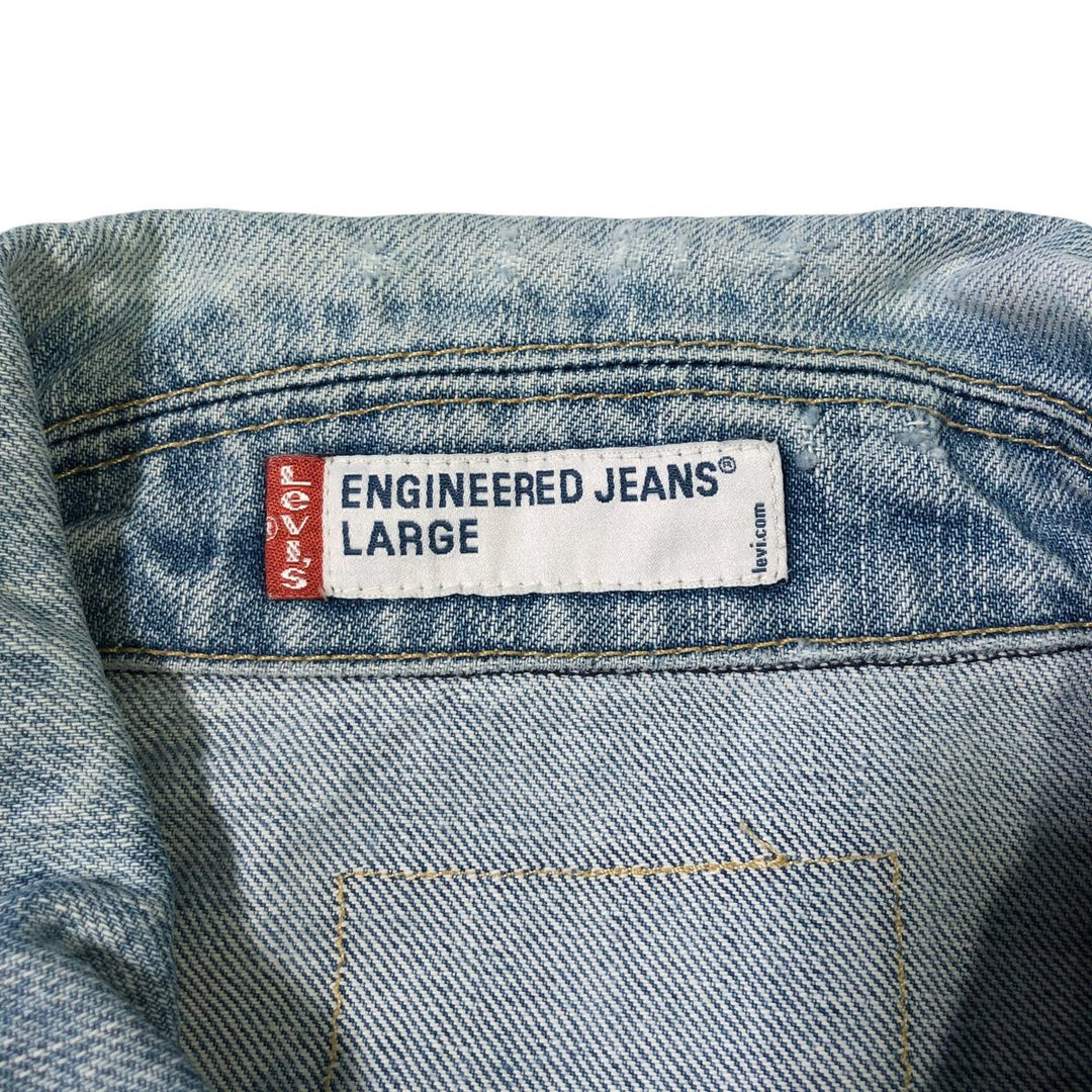 ~00'S Levi's ENGINEERED JEANS Engineered Jeans Denim Jacket G-Jean Men's L size /eaa502488