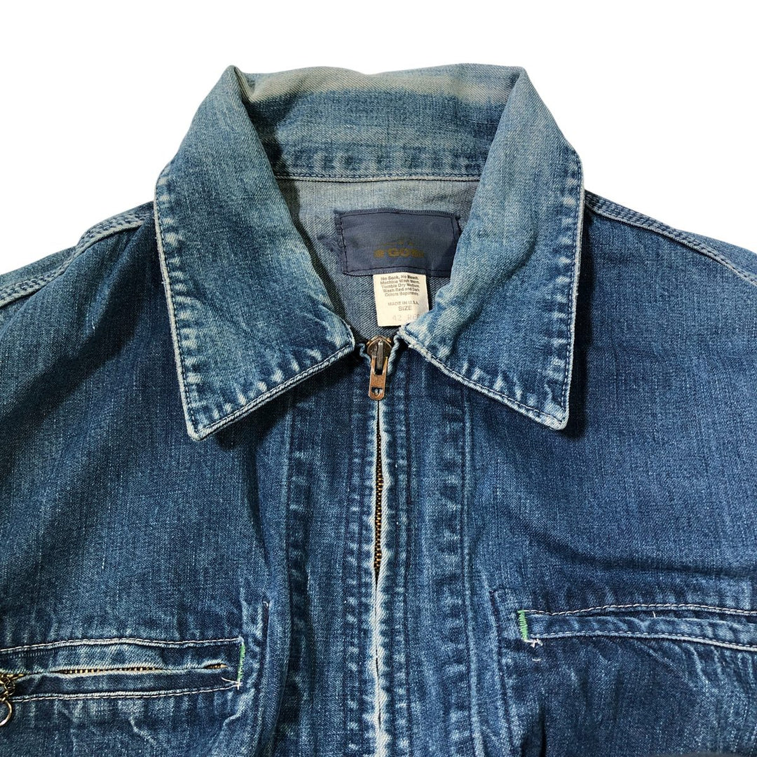 70'S ~ Osh Kosh B'GOSH denim jacket, denim jacket, made in USA, men's size M, vintage / eaa502489