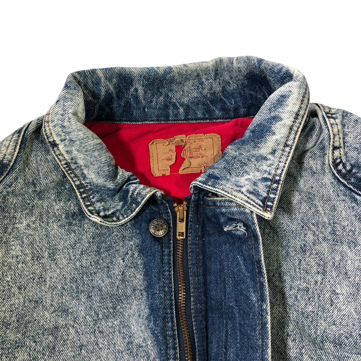 Levi's Chemical Wash Denim Jacket, Jean Jacket, Men's M Size, Vintage / eaa502494