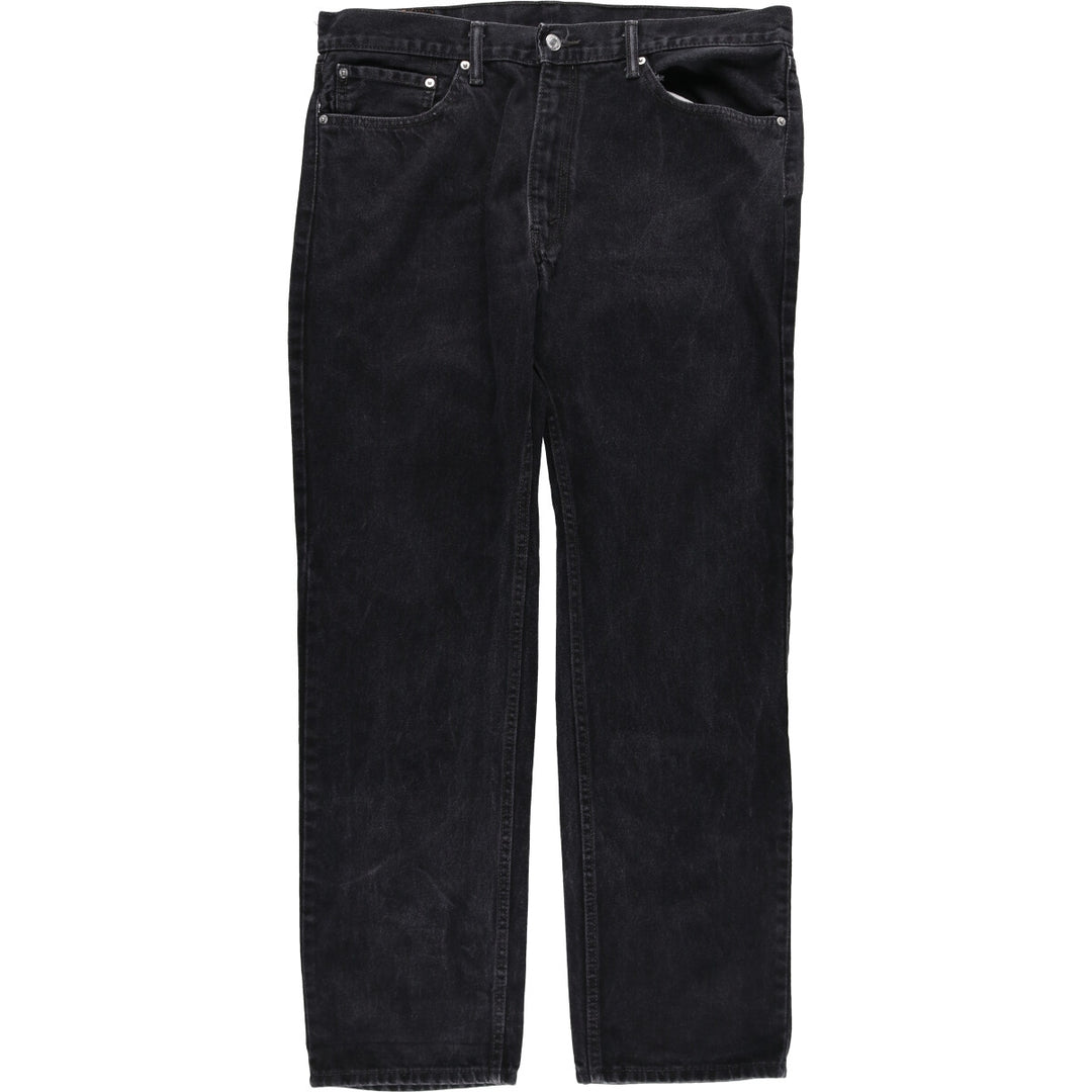 Levi's 505 STRAIGHT FIT Black Denim Tapered Denim Pants Men's W38 / eaa502500