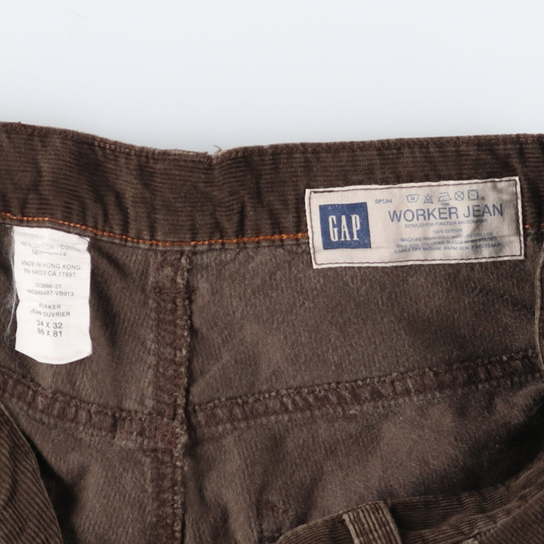 90'S GAP Old Gap Corduroy Pants Men's W34 Vintage / eaa502531