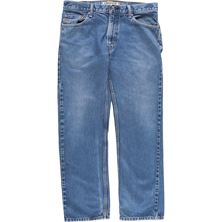 Levi's 505 STRAIGHT FIT tapered denim pants for men, equivalent to w35 / eaa502561