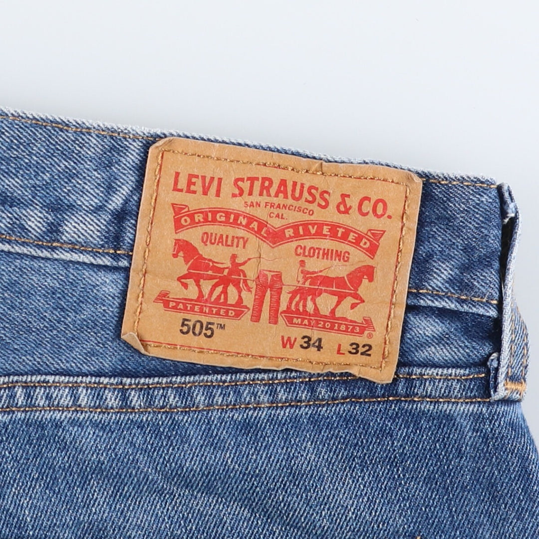 Levi's 505 tapered denim pants for men, size W36 / eaa502578