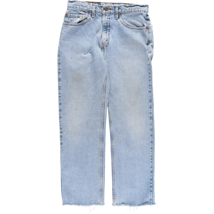 90s~00'S Levi's 505 REGULAR FIT STRAIGHT LEG tapered denim pants for men, size w31 / eaa502579