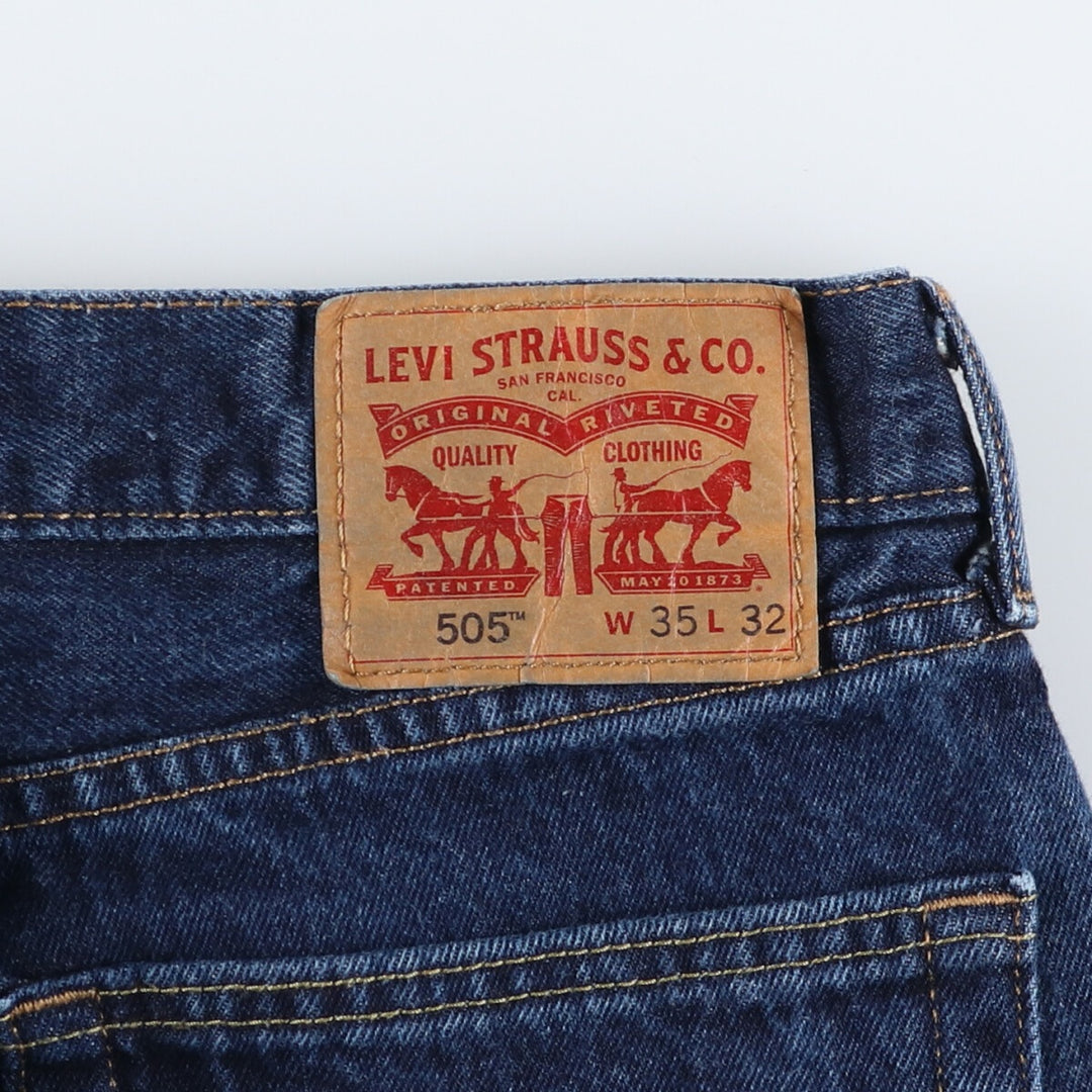 Levi's 505 tapered denim pants for men, size W34 / eaa502582