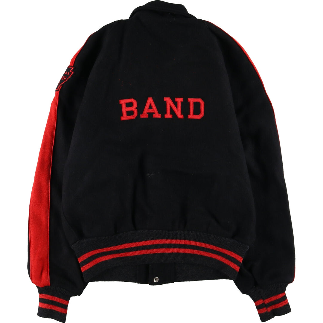 College Collared Stadium Jacket Award Jacket Varsity Jacket Men's L Size Vintage /eaa502618