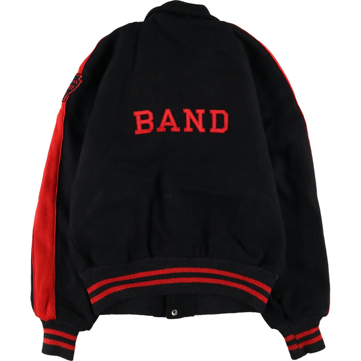 College Collared Stadium Jacket Award Jacket Varsity Jacket Men's L Size Vintage /eaa502618