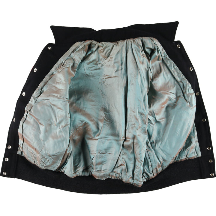 College Collared Stadium Jacket Award Jacket Varsity Jacket Men's L Size Vintage /eaa502618